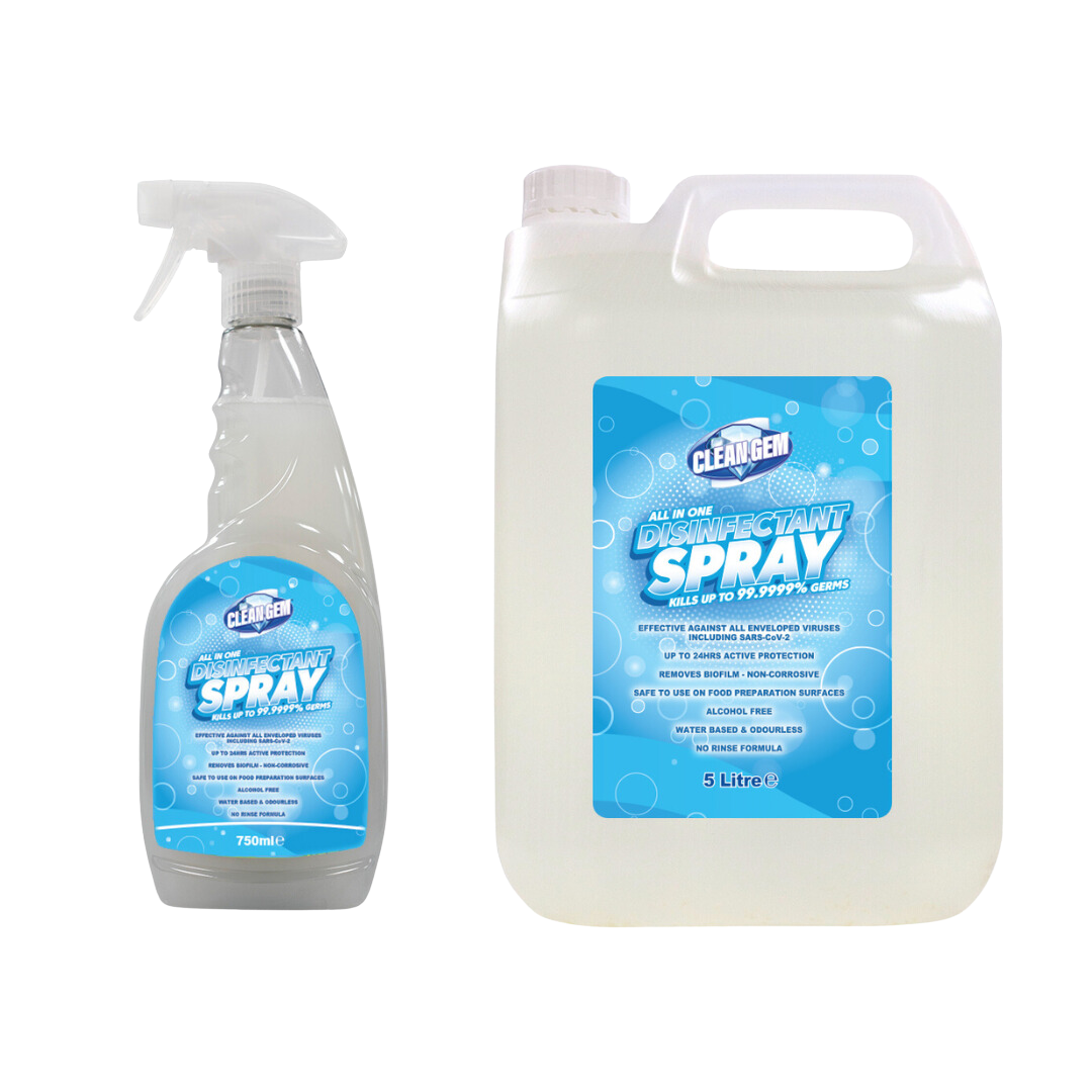 All In one Disinfectant Spray 750ml or 5L